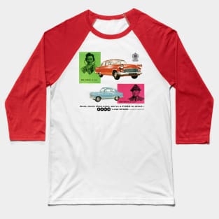 FORD CONSUL AND ANGLIA - advert Baseball T-Shirt